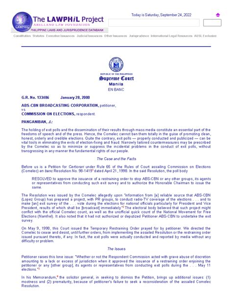 comelec branches|Executive Summary .